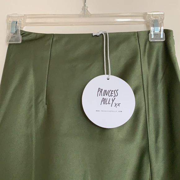 NWT - princess Polly high waisted midi slit skirt - Picture 3 of 5